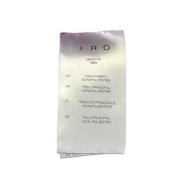 282 - IRO PARIS WINE/RED TOP WITH FEATURES - Picture 7 of 9